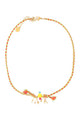 Necklace cord | Yellow & orange w/ pendant