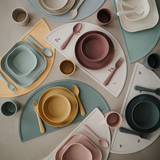 Round Dinnerware Plates - Smoke