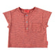 Baby buttoned t'shirt | red