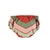 Terry cotton high waisted shorties | garnet w/ tricolor print
