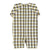 Baby jumpsuit | brown checkered