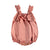 Baby playsuit | pink & multicolor stripes