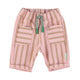 Baby trousers | light pink w/ multicolor stripes