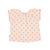 Blouse w/ butterfly sleeves | light pink w/ flowers