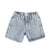 Boy shorts | washed blue denim