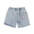 Boy shorts | washed blue denim