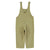 Dungarees | khaki w/ yellow "cheers" print
