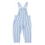 Dungarees | large blue stripes