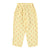 Girl trousers | light yellow w/ flowers allover
