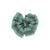 Hair clip | emerald w/ grey stripes