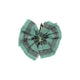 Hair clip | emerald w/ grey stripes