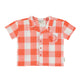 Hawaiian shirt | red & white checkered