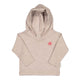 Baby hoddie | light brown w/ logo print