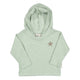 Baby hoddie l light green w/ logo print