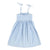 Long dress | light blue chambray