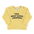 Baby longsleeve | pastel yellow w/ "self love journal" print