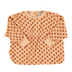 Longsleeve w/ wrinkled front | camel w/ half moon print