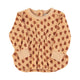 Baby longsleeve w/ wrinkled front | camel w/ half moon print