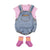Baby sleeveless top | lavender w/ "bff" print