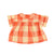 Baby Peter Pan collar shirt | yellow & red checkered