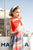 Long sequin skirt | multicolored pattern