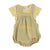 Baby short sleeve body | light khaki w/ "eh soleil" print