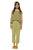 Unisex trousers | khaki w/ big blue stripes