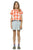Socks | blue w/ orange stripes