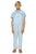 Dungarees | large blue stripes