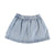 Short skirt | washed blue denim