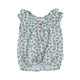 Baby sleeveless blouse | light blue w/ animal print