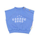 Baby sleeveless sweatshirt | blue w/ "garage band" print