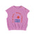 Baby sleeveless top | fuschia w/ print