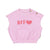 Baby sleeveless top | lavender w/ "bff" print