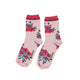 Socks | pale pink w/ flowers