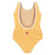 Baby terry cotton swimsuit | mango w/ "the gang" print