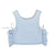 Top w/ side opening | light blue chambray