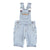 Baby unisex dungarees | washed light blue denim