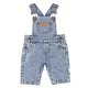 Baby unisex dungarees | washed light blue denim