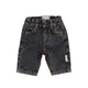 Baby unisex trousers | washed black denim
