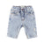 Baby unisex trousers | washed blue denim